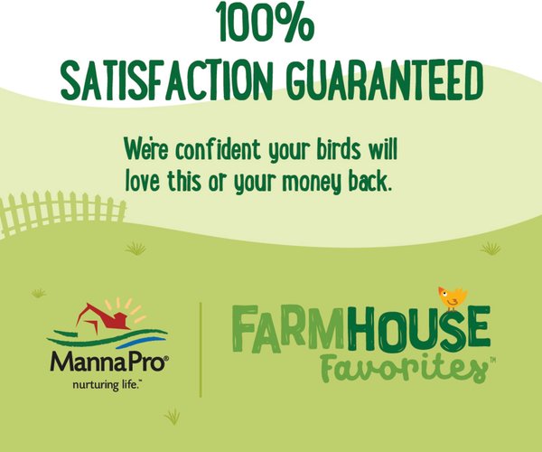 Show full view: Manna Pro Farmhouse Favorites Mealworms Chicken Treats, 10-oz bag slide 7 of 7