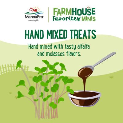Show full view: Manna Pro Farmhouse Favorites Mini Goat & Cattle Treats, 3-lb bag slide 3 of 7