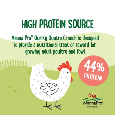 Show full view: Manna Pro Farmhouse Favorites Quirky Quatro Crunch Chicken Treats, 2-lb bag slide 3 of 7