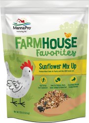 Manna Pro Farmhouse Favorites Sunflower Mix Up Chicken Treats, 10-lb bag