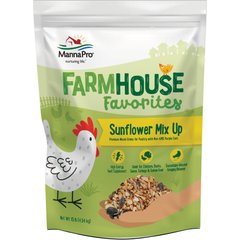 Manna Pro Farmhouse Favorites Sunflower Mix Up Chicken Treats, 10-lb bag