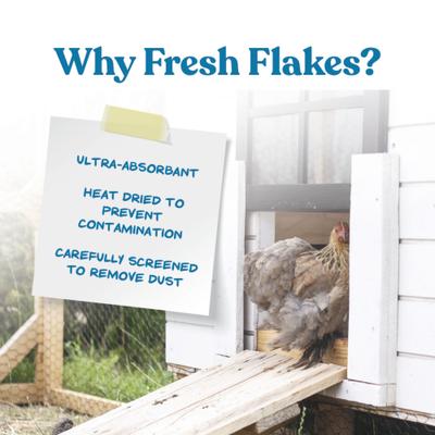 Show full view: Manna Pro Fresh Flakes Chicken Bedding, 3.5-ft bag slide 3 of 10