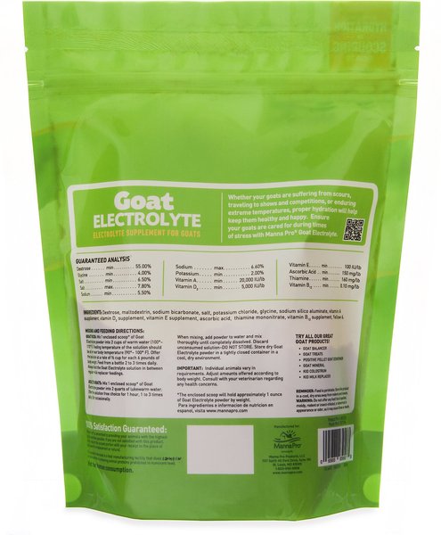 Manna Pro Goat Electrolyte Powder Supplement
