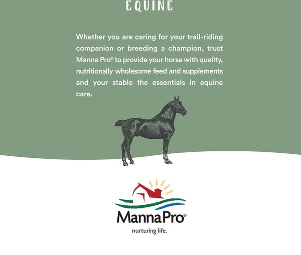 Show full view: Manna Pro Max-E-Glo Stabilized Rice Bran Meal Granules Horse Supplement, 40-lb bag slide 5 of 9