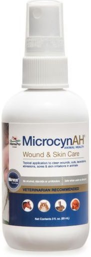 Manna Pro MicrocynAH Wound & Skin Care Horse Spray, 3-fl oz bottle