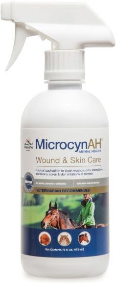 Manna Pro MicrocynAH Wound & Skin Care Horse Treatment, 16-fl oz bottle