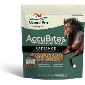 Manna Pro MP Accubites Radiance Equine Horse Supplement, 7.5-lb bag