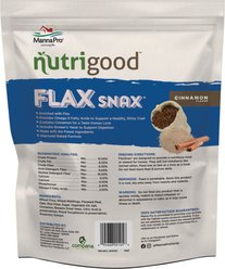 Manna Pro Nutrigood FlaxSnax Omega 3 Skin & Coat Baked Horse Treats, 3.2-lb bag slide 2 of 6