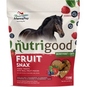 Manna Pro NutriGood FruitSnax BerryMint + Oats Flavor Horse Treat
