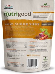 Manna Pro NutriGood Low-Sugar Snax Carrot-Anise Flavor Horse Treats, 4-lb bag slide 2 of 8