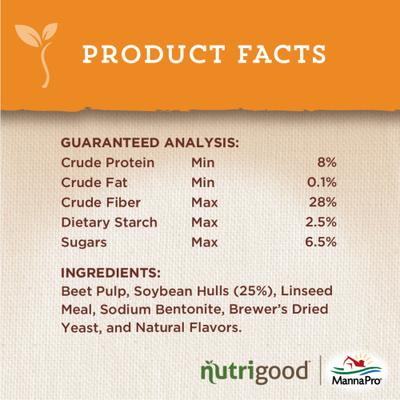 Show full view: Manna Pro NutriGood Low-Sugar Snax Carrot-Anise Flavor Horse Treats, 4-lb bag slide 6 of 9