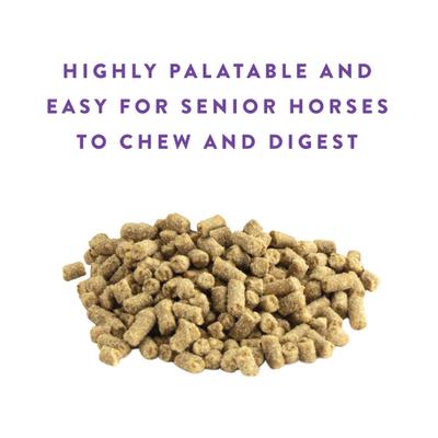 Show full view: Manna Pro Omega Weight & Digestive Pellet Senior Horse Supplement, 8-lb bag slide 4 of 6