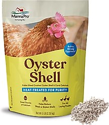Manna Pro Oyster Shell Poultry Supplement, 5-lb bag