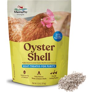 Manna Pro Oyster Shell Poultry Supplement, 5-lb bag