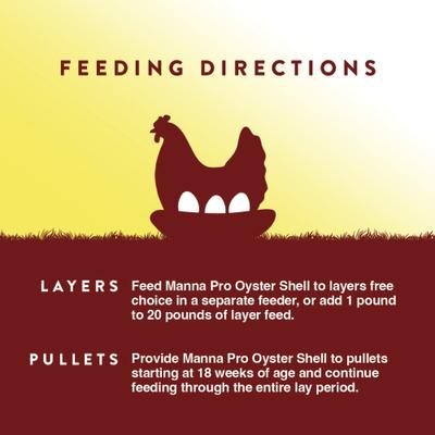 Show full view: Manna Pro Oyster Shell Poultry Supplement, 5-lb bag slide 6 of 9