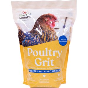 Manna Pro Poultry Grit with Probiotics Chicken Food, 5-lb bag