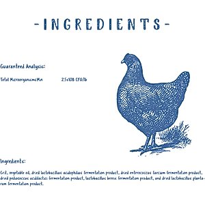 Manna Pro Poultry Grit with Probiotics Chicken Food, 5-lb bag