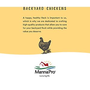 Manna Pro Poultry Grit with Probiotics Chicken Food, 5-lb bag