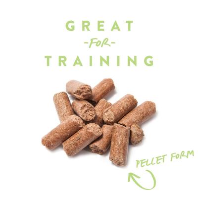 Show full view: Manna Pro Saddle Snacks Apple Flavored Pellet Horse Treats, 18-lb bag slide 3 of 8