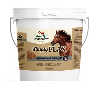 Manna Pro Simply Flax Skin & Coat Horse Supplement, 8-lb bag