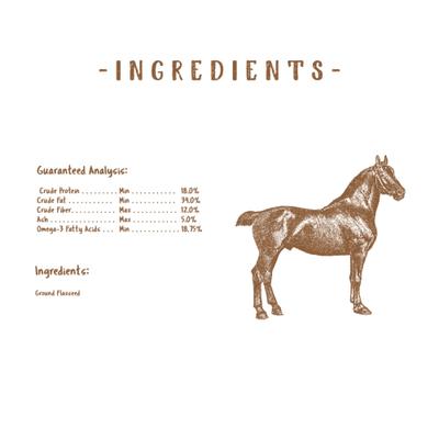 Show full view: Manna Pro Simply Flax Skin & Coat Horse Supplement, 8-lb bag slide 7 of 9