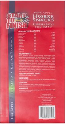 Show full view: Manna Pro Start to Finish Apple Horse Treats, 5-lb bag slide 2 of 3