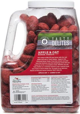 Show full view: Manna Pro Tasty Delites Apple & Oat Horse Treats, 3-lb jar slide 2 of 4
