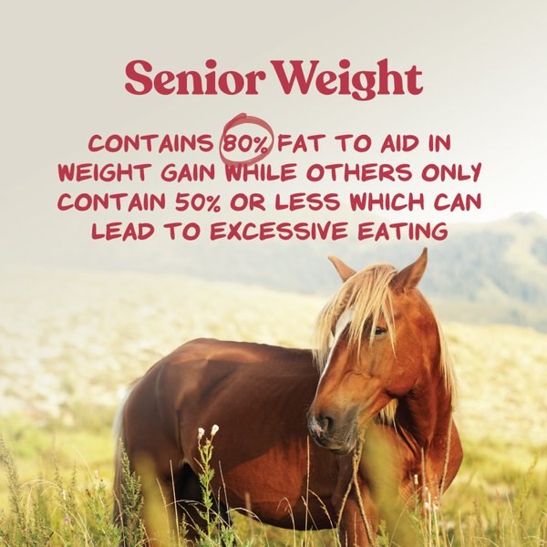 Manna Pro Weight Accelerator Senior Horse Supplement, 8-lb bag