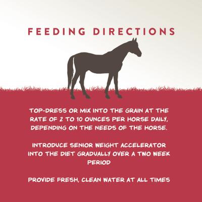 Show full view: Manna Pro Weight Accelerator Senior Horse Supplement, 8-lb bag slide 6 of 9