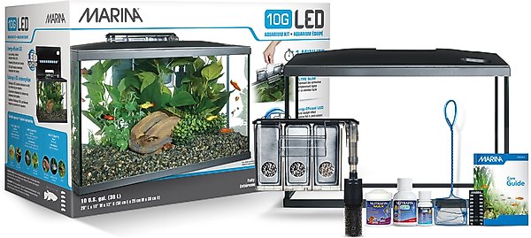 Show full view: Marina 10G LED Aquarium Kit, 10-gal slide 2 of 10