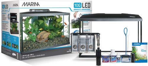 Show full view: Marina 10G LED Aquarium Kit, 10-gal slide 2 of 10