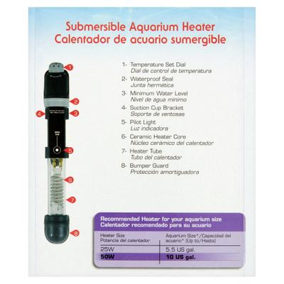 Show full view: Marina 6-in Submersible Fish Heater, 50-Watts slide 5 of 6