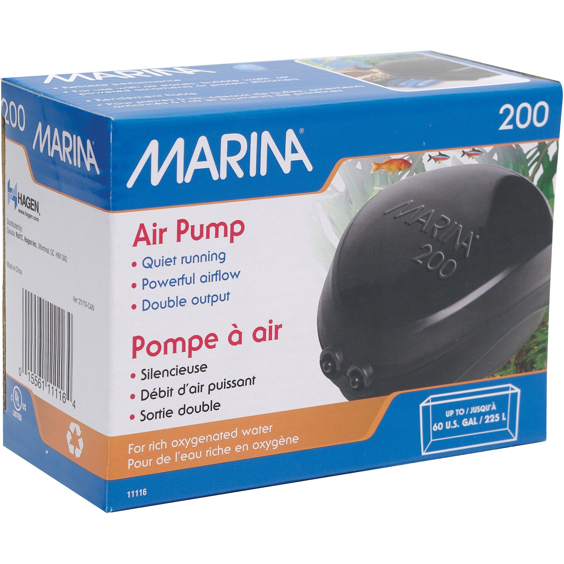 Marina Aquarium Pump, Size 200