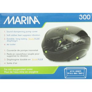 Marina Air Pump for Aquariums, Size 300
