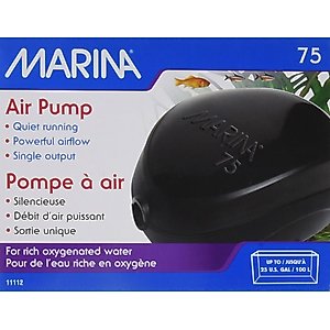 Marina Air Pump for Aquariums, Size 75