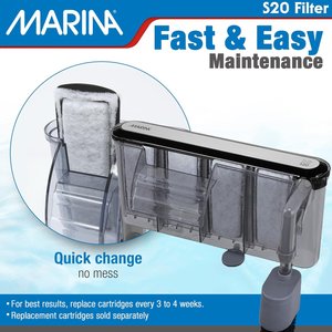 Marina Aquarium Power Filter, 20-gal
