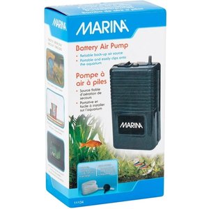Marina Battery-Operated Air Pump for Aquariums