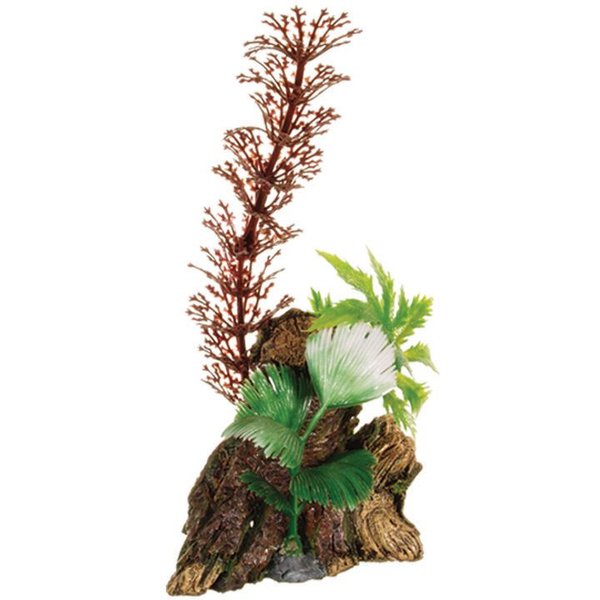 Underwater Treasures Bird Nest Wood Fish Ornament