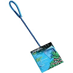 Marina Fine Blue Nylon Net with Handle, 3-in