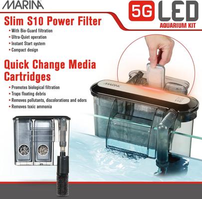 Show full view: Marina iGlo 5G Aquarium Kit, 5-gal slide 5 of 8
