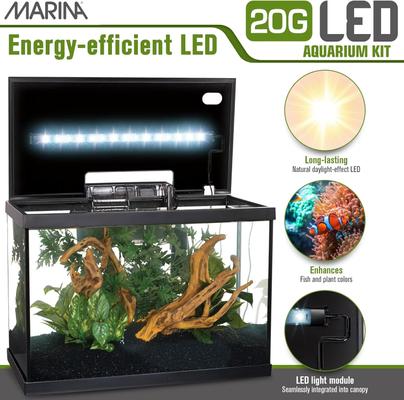 Show full view: Marina LED Aquarium Kit, 20-gal slide 7 of 11