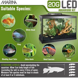 Marina LED Aquarium Kit, 20-gal
