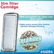 Marina Slim Filter Bio Clear Ceramic Replacement Fish Filter Cartridge, 3 count