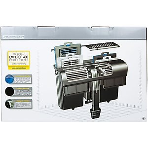 Marineland Bio-Wheel Emperor 400 Aquarium Power Filter, 80-gal