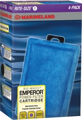 Marineland Bio-Wheel Emperor Rite-Size E Filter Cartridge, 8 count