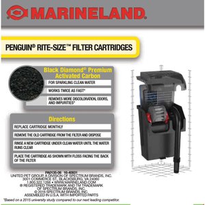 Marineland Bio-Wheel Penguin Rite-Size A Filter Cartridge, 6 count