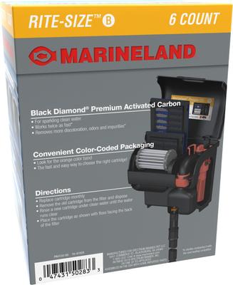Show full view: Marineland Bio-Wheel Penguin Rite-Size B Filter Cartridge, 6 count slide 2 of 6
