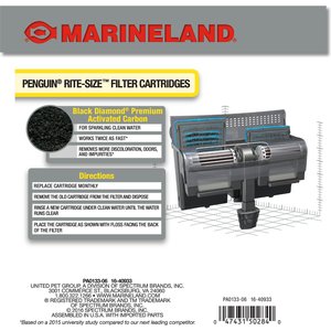 Marineland Bio-Wheel Penguin Rite-Size C Filter Cartridge, 6 count