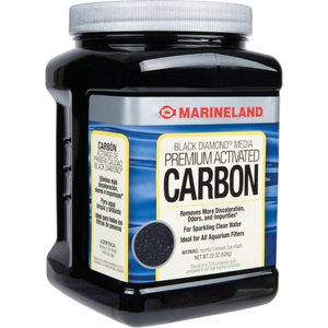 Marineland Black Diamond Activated Carbon Filter Media, 22-oz jar