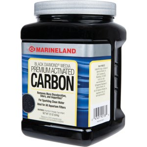 Marineland Black Diamond Activated Carbon Filter Media, 22-oz jar